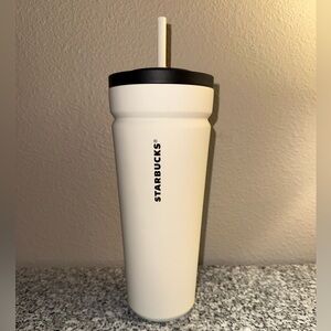 Starbucks leak proof white tumbler